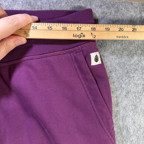 NEW Stio Jogger Whitebark French Terry Mens XL Deep Purple Cotton Sweatpants - Picture 6 of 10